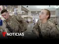 Soldados latinos de EE.UU. cuentan cómo se sienten poco antes de partir en misión a Europa