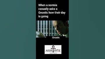 Never ask a Gnostic this question! #gnostic #gnosticism #humor #thematrix