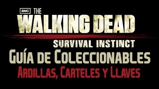 The Walking dead: Survival Instinct - Guía de Coleccionables (Ardillas, Carteles y Llaves)