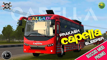| Kallada | Prakash Capella Sleeper | Promo | Bussid | Bus Simulator Indonesia | Team Kbs Android |