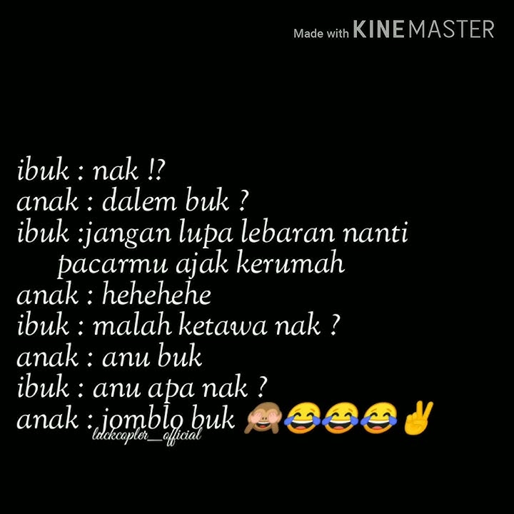 Percakapan ibu dan anak saat lebaran...       Story wa untuk para jomblo