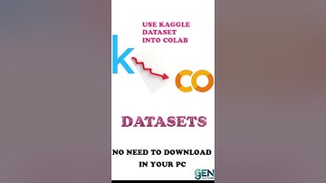 How to Import Kaggle Datasets into Google Colab Using Just 2 Commands #shorts #viralvideo #trending
