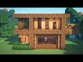 Minecraft | How to Build a Wooden Modern House