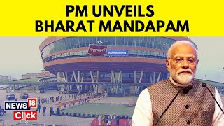 Watch: PM  Modi Inaugurates Delhi Convention Centre, Bharat Mandapam, Through Drone | News18