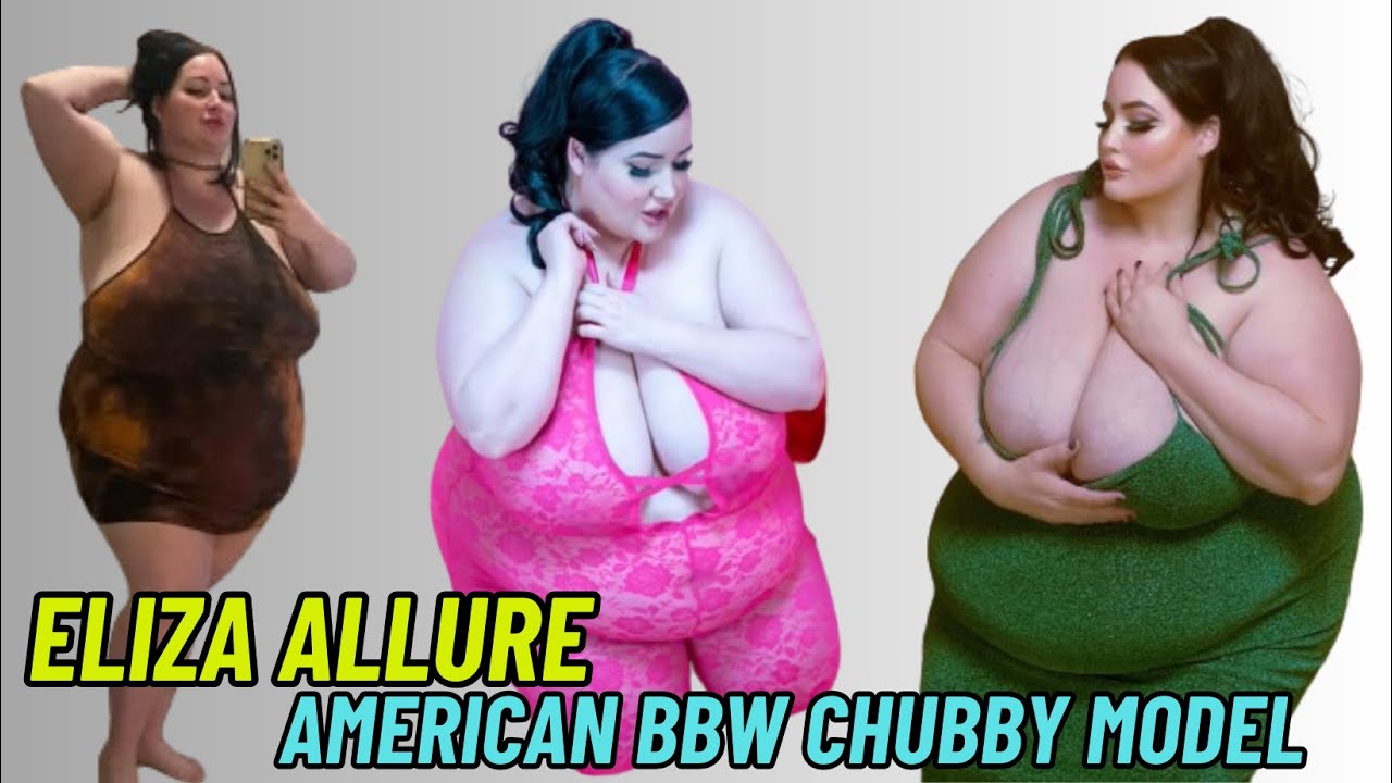 Eliza Allure American Fashion PlusSize Model, Influencer, Bbw Icon and brand ambassador