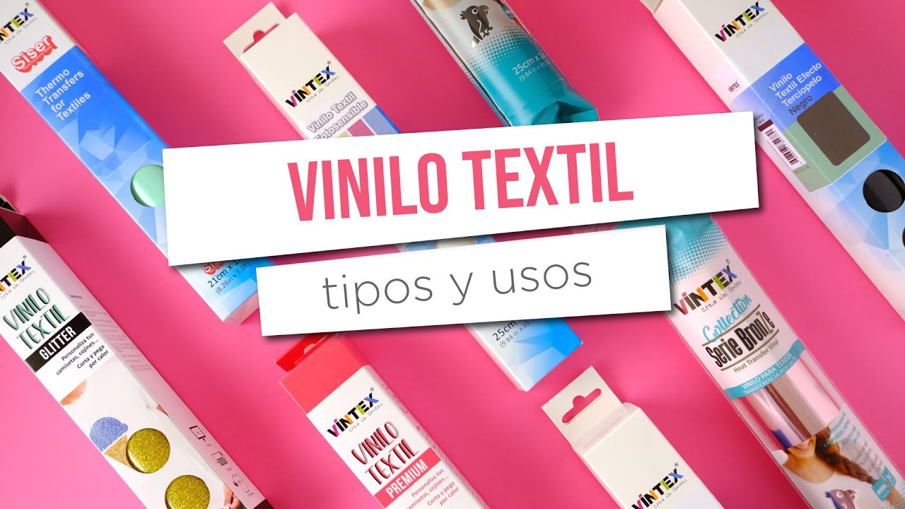 👨‍🏫 ¿QUÉ VINILO TEXTIL DE CORTE COMPRO? Tipos de vinilo, diferencias 