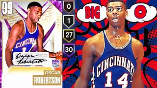 DARK MATTER OSCAR ROBERTSON GAMEPLAY! THE BIG O WILL PUT ON AN ABSOLUTE SHOW IN NBA 2K23 MyTEAM!