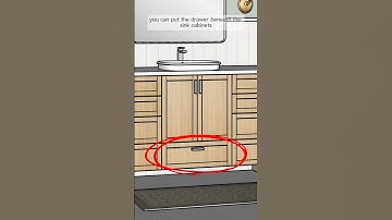 BACK-FRIENDLY BATHROOM VANITY