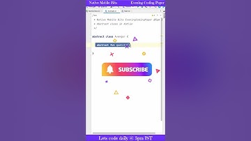Abstract class in Kotlin #shorts
