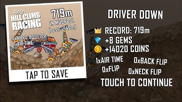 Hill Climb Racing - MudPool 719m in Carantula