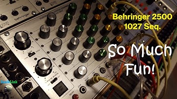 Behringer 1027 Seq - CV To Rate & Reset = FUN!!