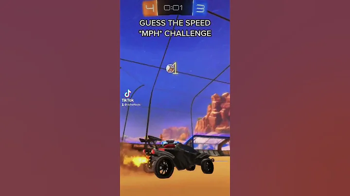 Guess The Speed *MPH* Challenge! #fyp #foryou #short #shorts #rocketleague #guessthespeed