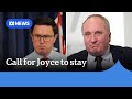 Nationals leader wants Barnaby Joyce to 'stay', amid rumour of One Nation defection | ABC NEWS