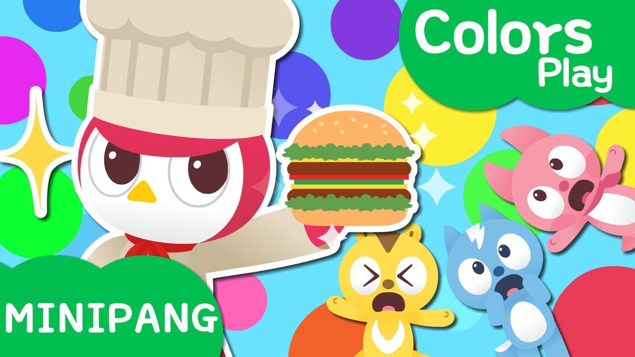 ⁣Learn colors with Miniforce | Colors Play | Hamburger | Mini-Pang TV Colors Play