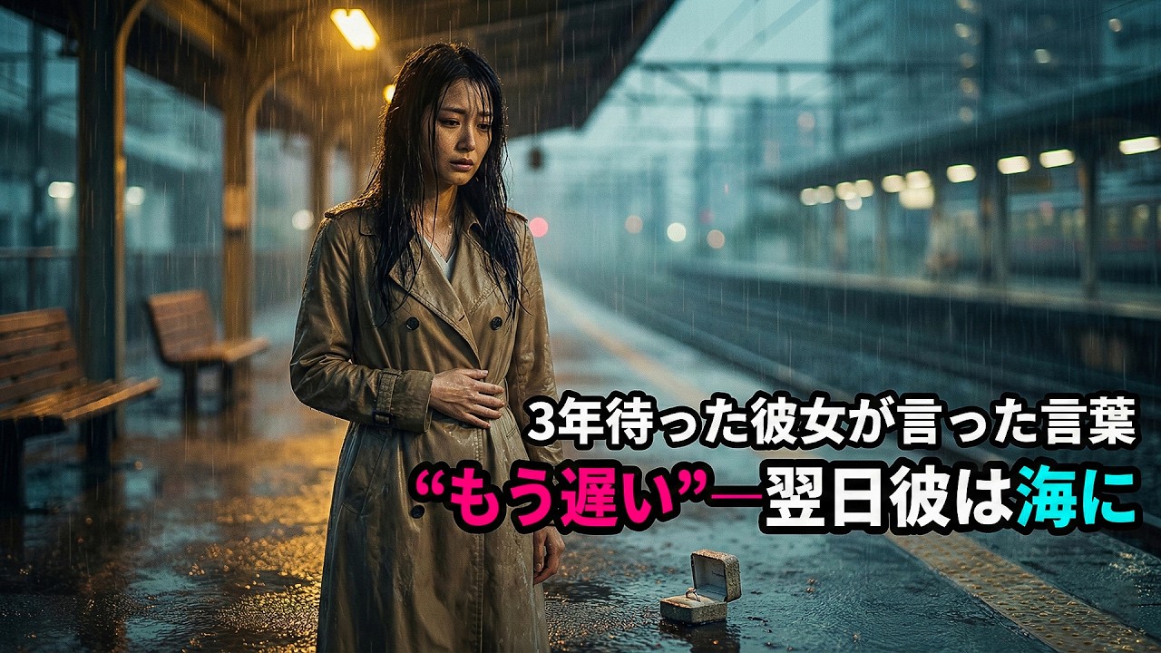 駅のホームで元婚約者が言った「もう前に進みたい」—翌日、彼の遺体が港で発見された#老後の物語 #家族の物語 #老後 #年金生活 #家族問題 #高齢者 #実話風