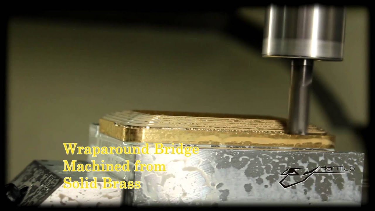 Hantug Custom Guitars & Parts - Wraparound Bridge Machined From Solid Brass
