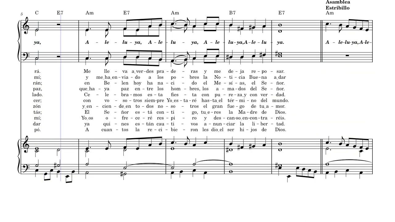 Aleluya (Alejandro Mejía Pereda, f.m.s. - Misa Melódica)