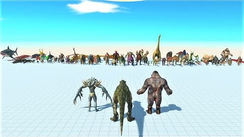 Goro scourge T-rex vs faction Animal Revolt Battle Simulator