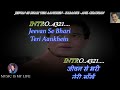 Jeevan se bhari teri aankhein karaoke with scrolling lyrics eng  