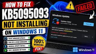 How to Fix KB5095093 Download & Installation Error on Windows 11