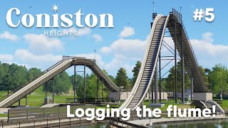 LOGGING THE FLUME! - Coniston Heights Episode 5 | Planet Coaster 2