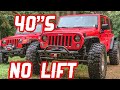 40 tires with no lift  new cool mods