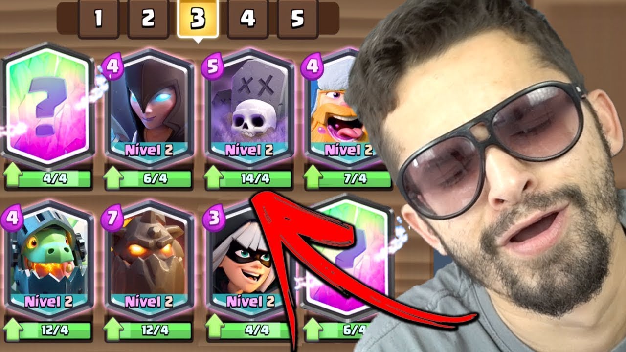 UPANDO AS CARTAS LENDÁRIAS DE UMA SÓ VEZ no CLASH ROYALE ... - 1280 x 720 jpeg 152kB
