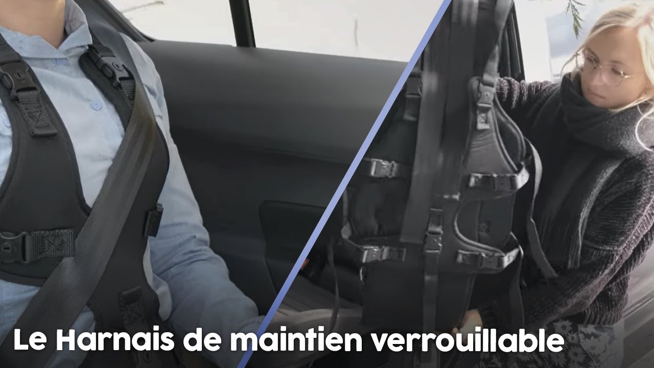 La H'Veste, harnais de maintien enfant et adulte pour la voiture