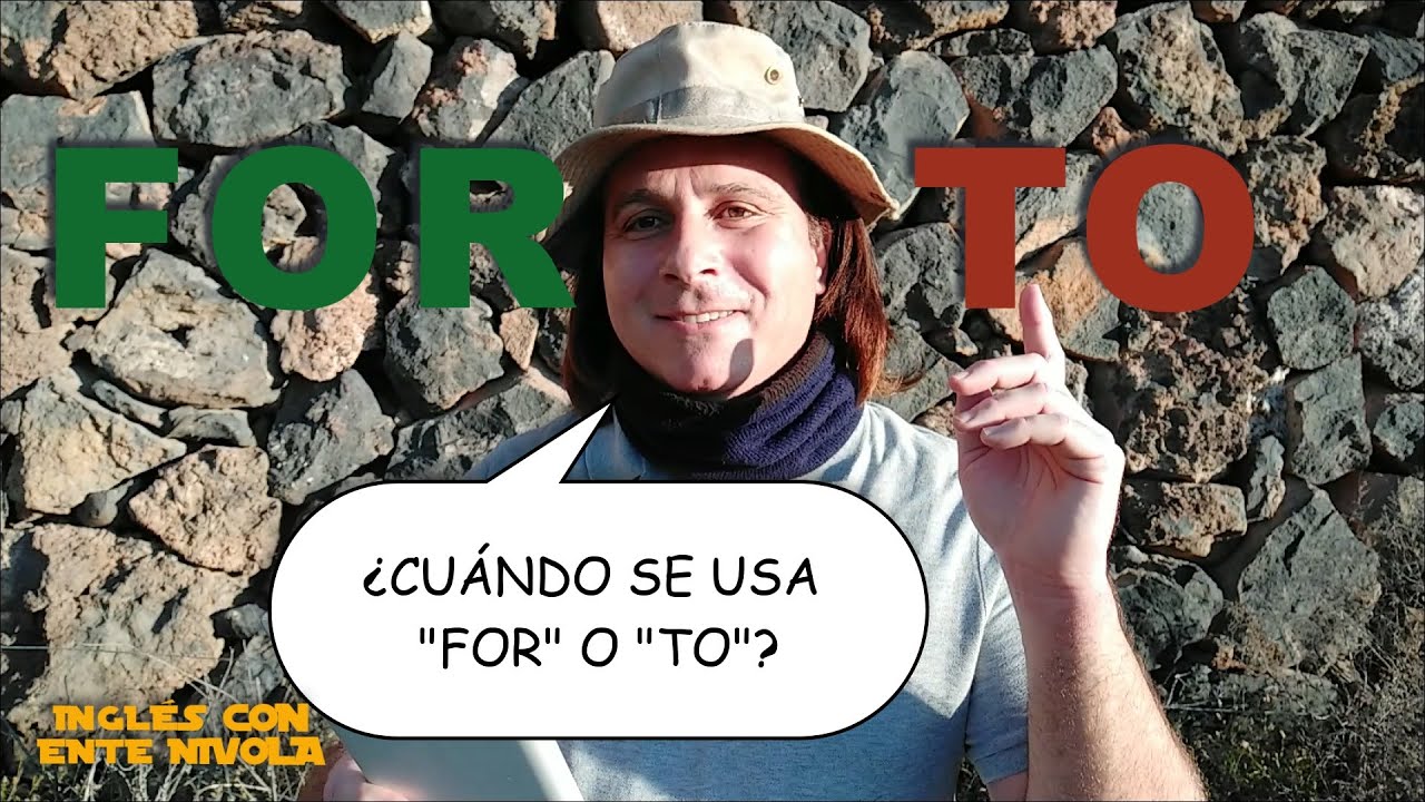Diferencias entre for y to en inglés · Cuándo usar To o For - YouTube