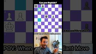 BRILLIANT MOVE 💎💎💎#chess #chessgame #chesspuzzle#ajedrez #checkmate #magnuscarlsen#шахматы#shorts