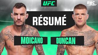 Résumé UFC: Renaissance ou désillusion pour l'ex challenger des poids légers Moicano face à Duncan ?