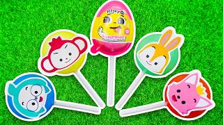 Some Lot's of BIG Candy Shop Baby Shark lollipops Cocomelon Hogi Pinkfong Candy Satisfying videos