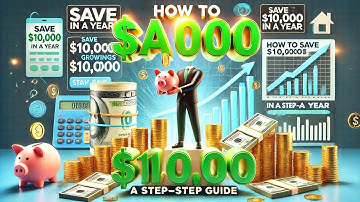 How to Save $10,000 in a Year: A Step-by-Step Guide