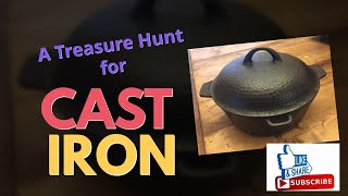 Treasure Hunt | How to IDENTIFY CAST IRON  | THRIFT WITH ME 2020