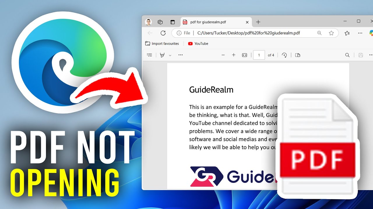 Fix PDF Not Opening In Microsoft Edge - Full Guide