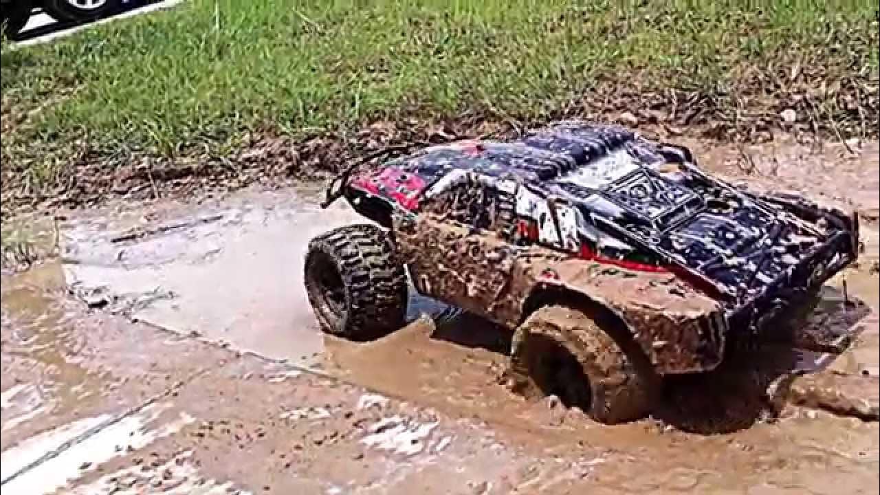 Traxxas slash 2wd mudding!!! Bogging!!! Proline Tr YouTube