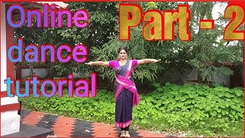 ## Online dance tutorial - Part 2 - Learn to dance at home; Thattadavu 1 - 2.