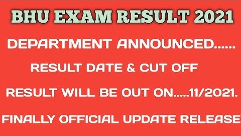 BHU Entrance Result 2021|Bhu Answer Key 2021|bhu uet result 2021|bhu result 2021
