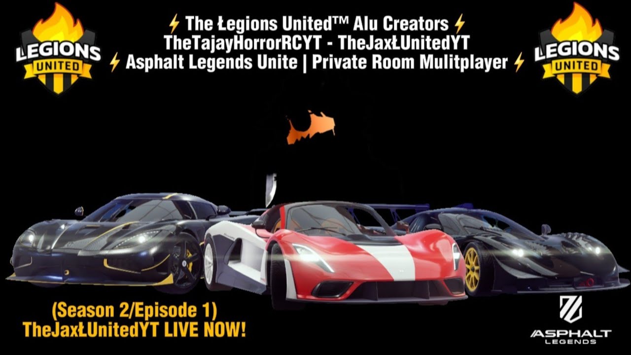 Asphalt Legends Unite | Private Room Multiplayer (Season 2/Episode 1) PS5 Silm Gameplay Stream🔥🏁