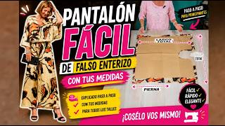 Cómo hacer el pantalón de falso enterizo- Fabiana Marquesini - 713