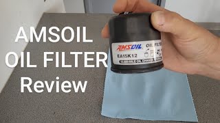 AMSOIL OIL FILTER Review