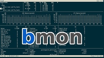 bmon, network bandwidth and statistics monitor with graphs