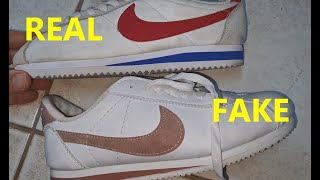 Nike Cortez side by side comparison. How to authenticate Nike Cortez trainers