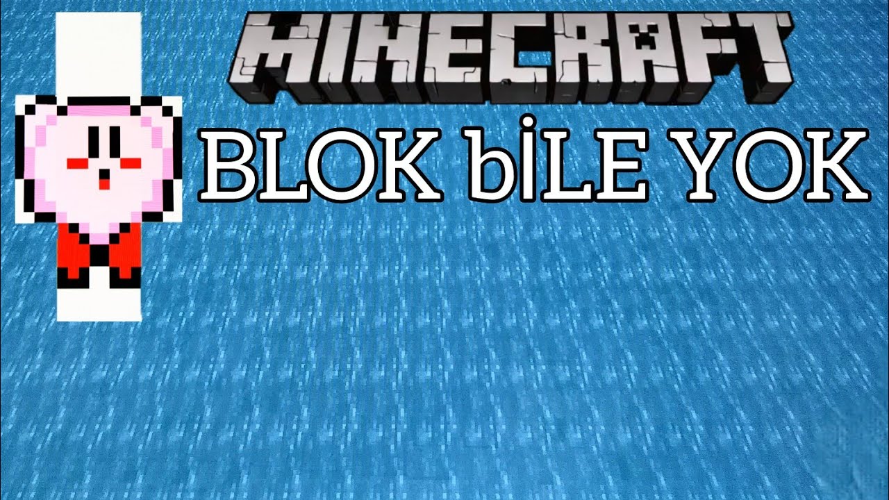 Bir Blok Yok Bile! - OKYANUSDA 100 GÜN Minecraft