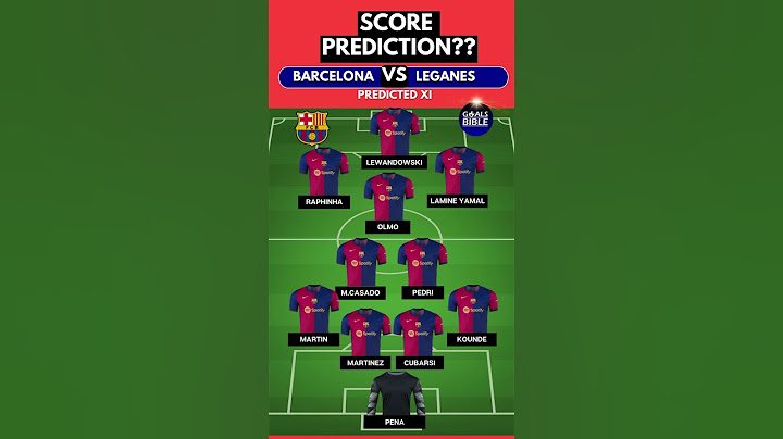 BARCELONA vs LEGANES: PREDICTED LINEUPS 🔥⚽ | LALIGA CLASH!