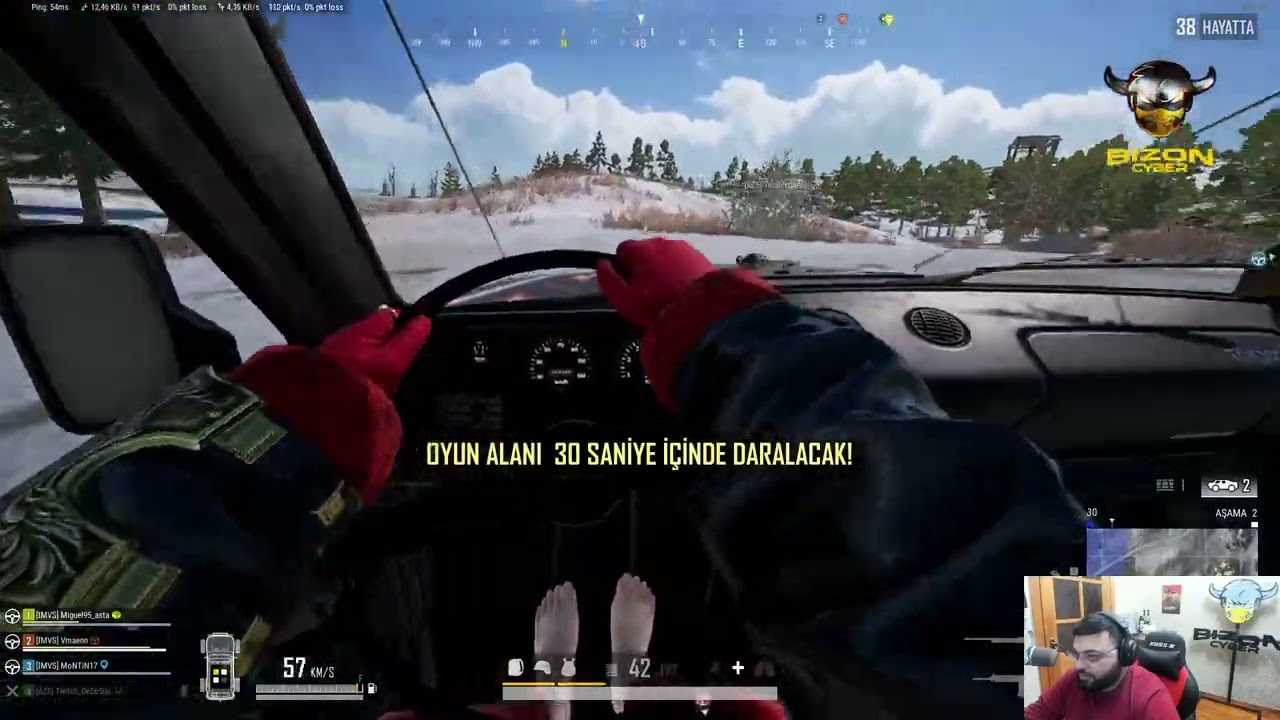 Oyun sonu AWM gəlişi qələbə gətirdi - Pubg (Vikendi)