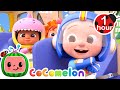 Wheels on the Bus Halloween | CoCoMelon | Nursery Rhymes &amp; Cartoons for Kids | Moonbug