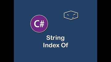 string index of in c#