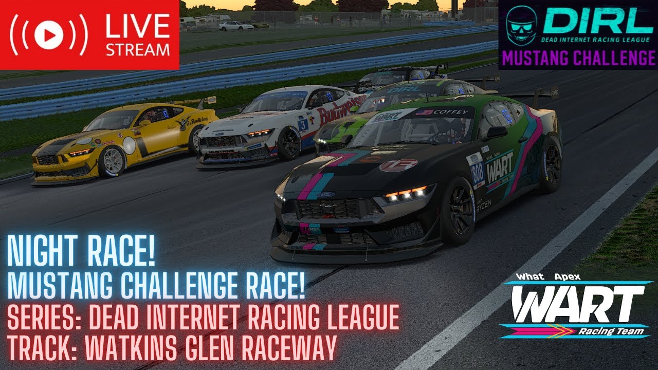 Mustang Challenge Series on iRacing at Watkins Glen! New IMSA style ...