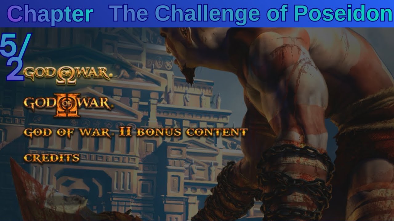 PS3 God of War  Mission  The Challenge of Poseidon